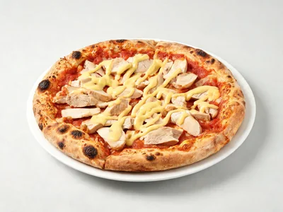 Pizza au poulet